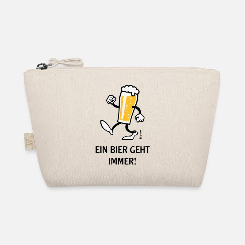 XEin Bier Geht Immer! (Bierchen / Cartoon Lustig) Bio-Täschchen