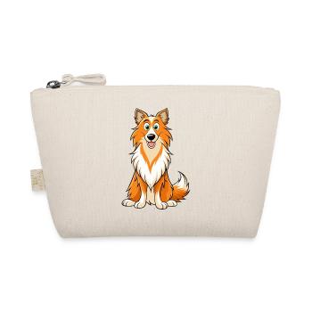 Art numérique Collie Expression douce - Trousse biologique - nature - Devant