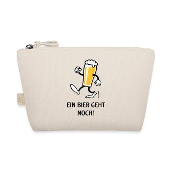 XEin Bier Geht Noch! (Bierchen / Cartoon / Lustig) - Bio-Täschchen - Natur - Vorne