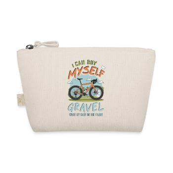 Fahrrad Motivationszitat T-Shirt - Bio-Täschchen - Natur - Vorne