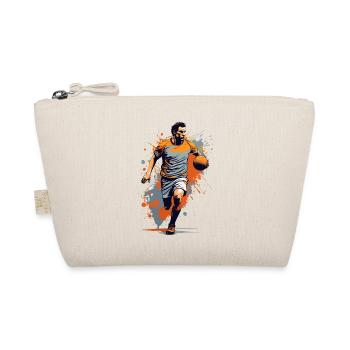 Handballspieler Streetwear Ikonischer Style Design - Bio-Täschchen - Natur - Vorne