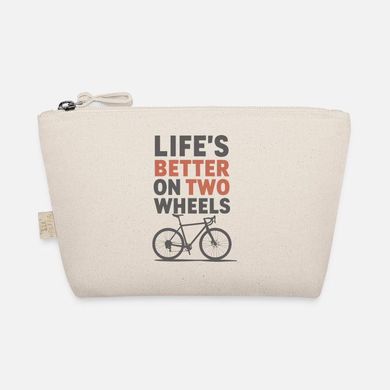 Life's better on two wheels Bio-Täschchen