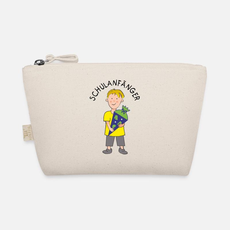 School Beginners - Boy with ABC Sugar Cone Organic Pouch
