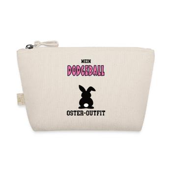 Dodgeball Spielerin Dodgeballerin Oster Geschenk - Bio-Täschchen - Natur - Vorne