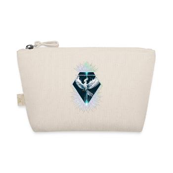 Wonderful white fantasy phoenix. - Organic Pouch - nature - Front