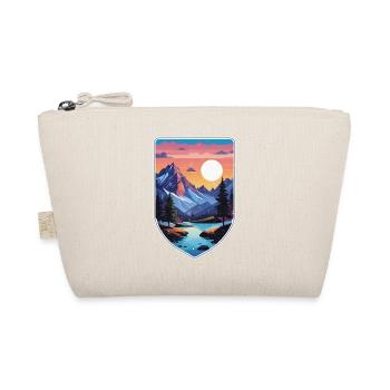 Mountain Nature Hiking Climbing Lake - Organic Pouch - nature - Front