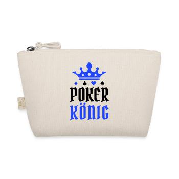 Poker King Gamble Casino Statement Royal Flush - Organic Pouch - nature - Front
