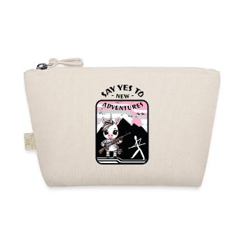 Zebra Unicorn - Organic Pouch - nature - Front