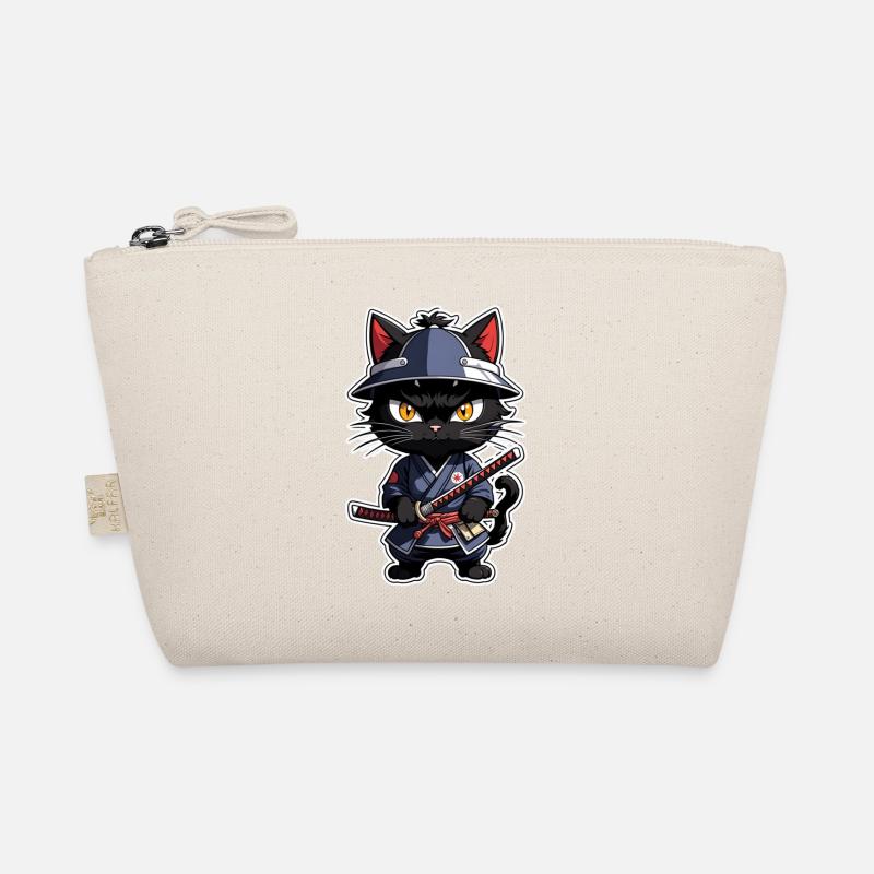 Ninja Katze - Samurai Kätzchen Bio-Täschchen