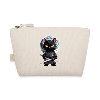 chat ninja - chaton samourai - Trousse biologique - nature - Devant