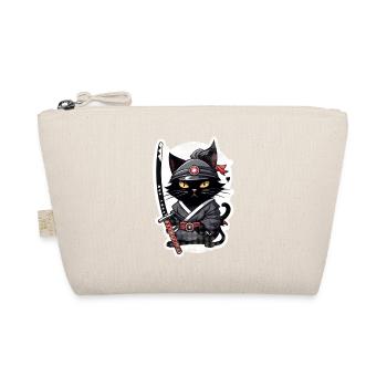 chat ninja - chaton samourai - Trousse biologique - nature - Devant