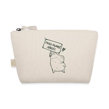 Frogs against Nazis - Organic Pouch - nature - Front