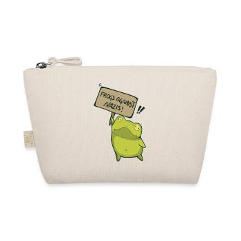 Frogs against Nazis - Organic Pouch - nature - Front