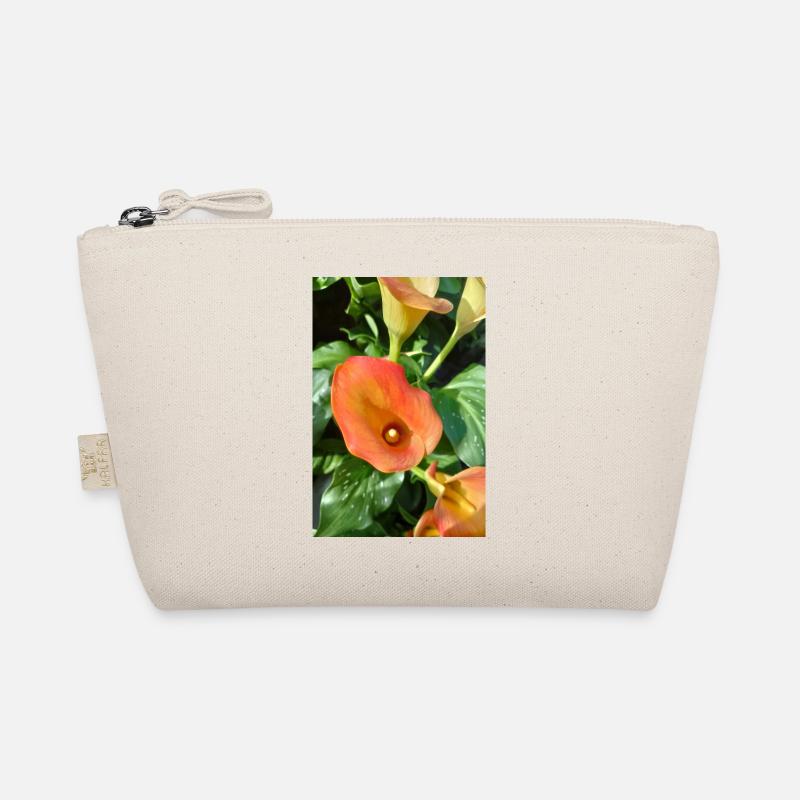 Orange Calla Blütenzauber Bio-Täschchen