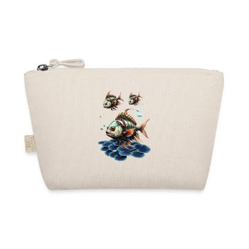 Awesome fantasy steampunk fish. - Organic Pouch - nature - Front