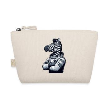 Zebra Astronaut: Space Exploration - Organic Pouch - nature - Front