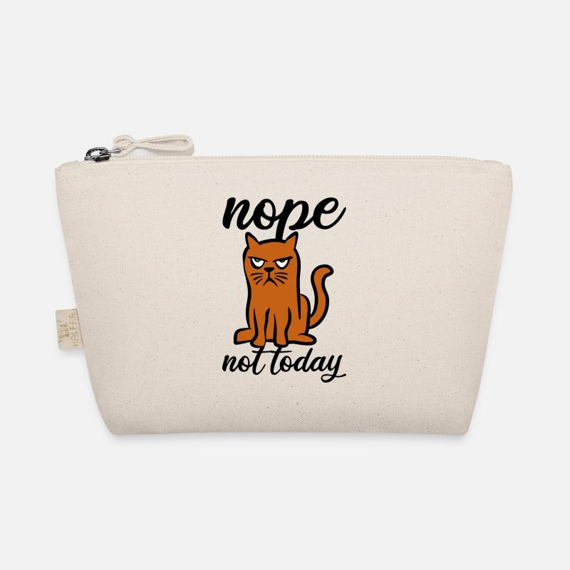 Nope Not Today - Katze - schlechte Laune Bio-Täschchen
