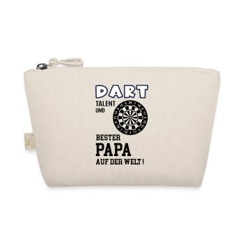 Dart Spieler Darter Papa Vater Mann Darts Spiel - Bio-Täschchen - Natur - Vorne