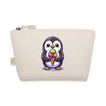 Adorable Pingouin Coloré - Trousse biologique - nature - Devant