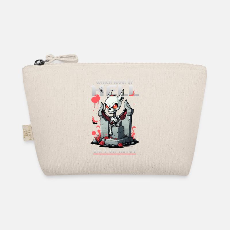 Kawaii Animal Skeleton Organic Pouch