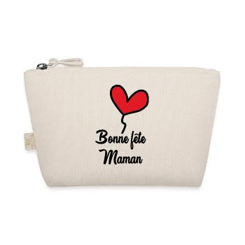 MOTHER'S DAY. HAPPY MOTHER'S DAY. MOM - Organic Pouch - nature - Front
