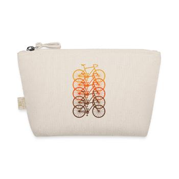 Fahrrad Rennrad Vintage Retro - Bio-Täschchen - Natur - Vorne