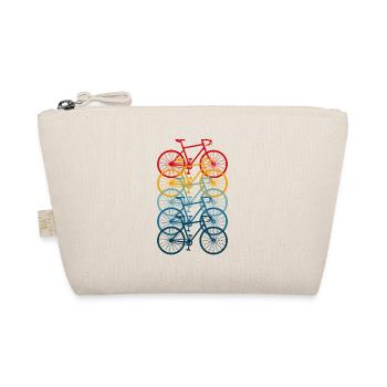 Fahrrad Rennrad Vintage Retro - Bio-Täschchen - Natur - Vorne