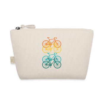 Fahrrad Rennrad Vintage Retro - Bio-Täschchen - Natur - Vorne