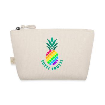 Pride / LGBTQ / Pineapple / Tutti Frutti - Organic Pouch - nature - Front