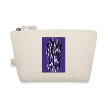 Camouflage Kunst Lila Gaming - Bio-Täschchen - Natur - Vorne