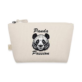 Panda / Animal / Zoo / Bamboo / Wild / Childlike - Organic Pouch - nature - Front