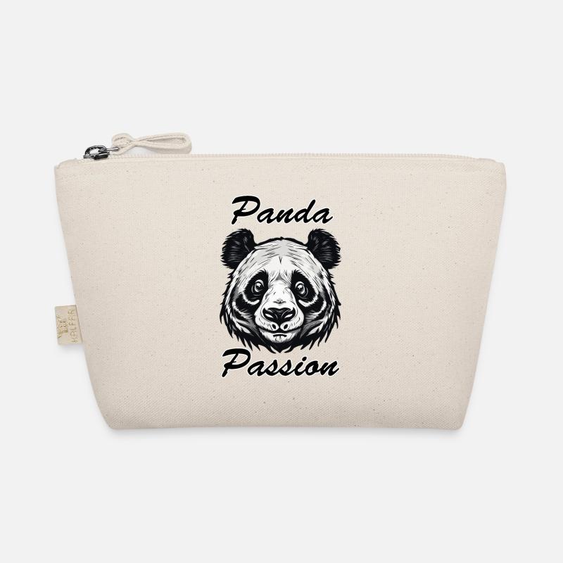 Panda / Tier / Zoo / Bambus / Wild / Kindlich Bio-Täschchen