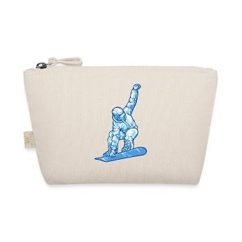 Skiing Winter Sports Ice Hockey Winter Skiers - Organic Pouch - nature - Front