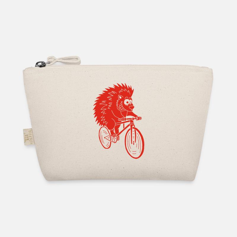 hérisson rouge à vélo Trousse biologique
