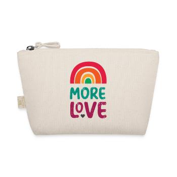 LGBTQ Pride Month - More Love - Organic Pouch - nature - Front