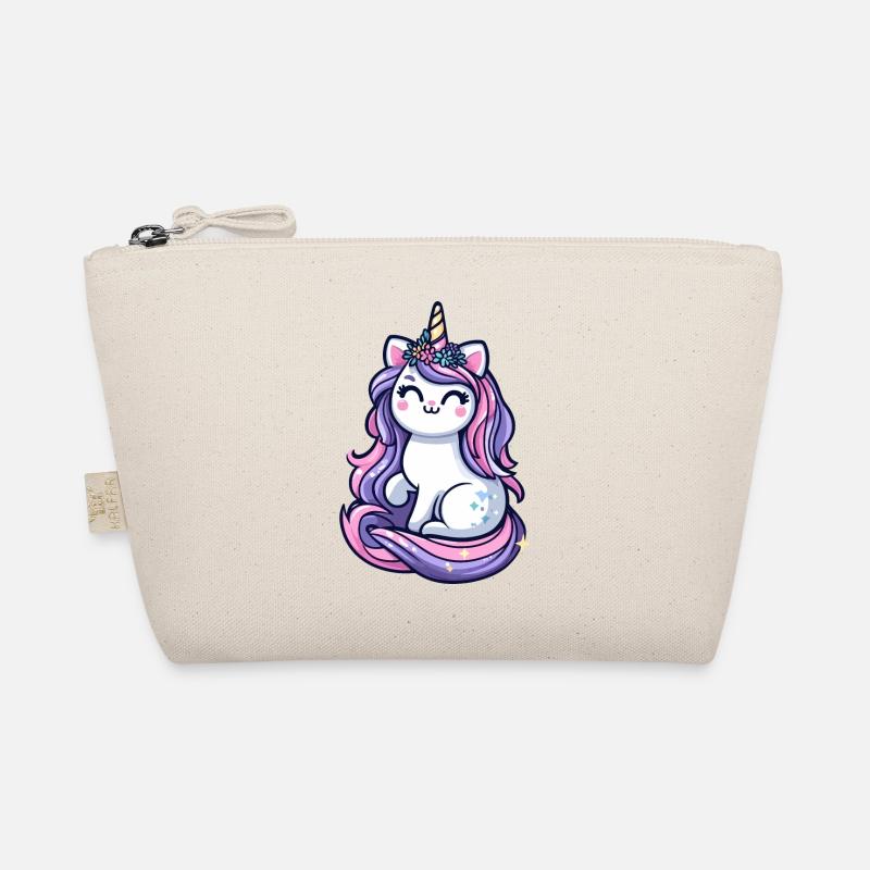 Niedliche Einhorn-Katze Bio-Täschchen