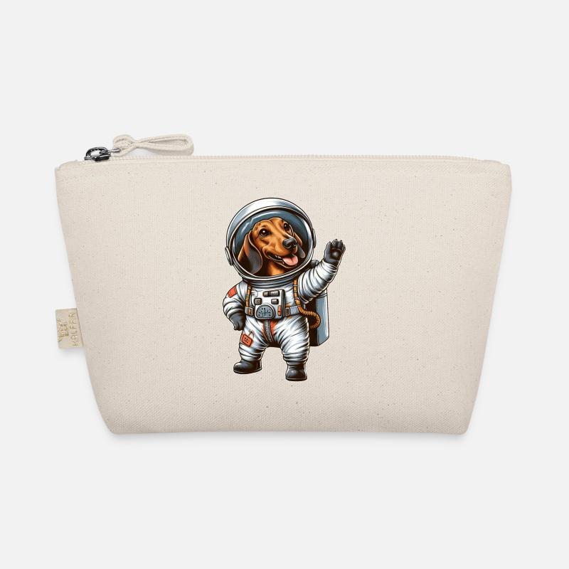 Dachshund Astronaut Space Science Fiction Organic Pouch