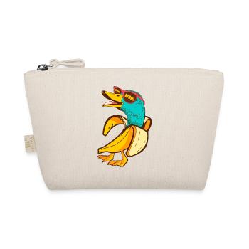 Goose in banana costume - Organic Pouch - nature - Front