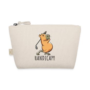 Capybara Golf Handicap - Handicapy - Bio-Täschchen - Natur - Vorne