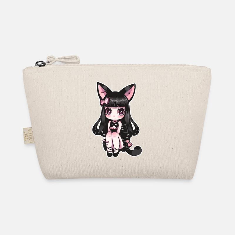 Neko chan kawaii - Trousse biologique - nature