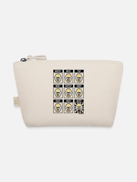 Nothing Beats A Beer! (Beer Drinker Funny POS 3C) - Organic Pouch - nature - Front