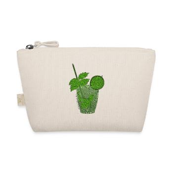 Laby Mojito (schwarze Umrandung) - Bio-Täschchen - Natur - Vorne