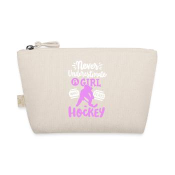 Eishockey Eishockeyspielerin - Bio-Täschchen - Natur - Vorne