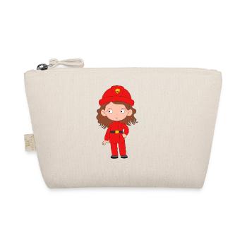 Firefighter Girl - Organic Pouch - nature - Front