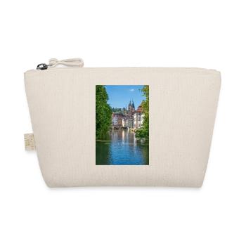 Stadtbild von Esslingen am Neckar von der Agnesbrücke aus - Bio-Täschchen - Natur - Vorne