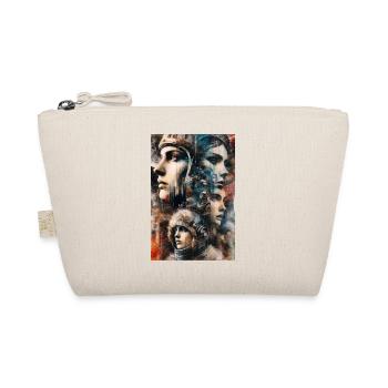 Abstract Cosmic Exploration: Faces of the Future - Organic Pouch - nature - Front