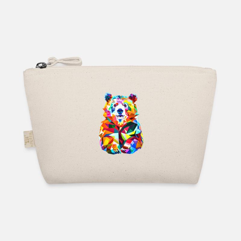 Polygon Bär Bio-Täschchen