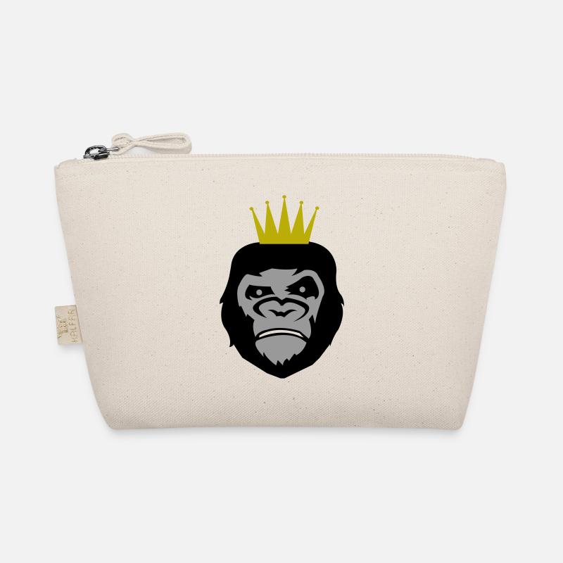 gorilla face krone Bio-Täschchen
