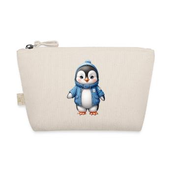 Hiver Mignon Pingouin Retour à l’école - Trousse biologique - nature - Devant