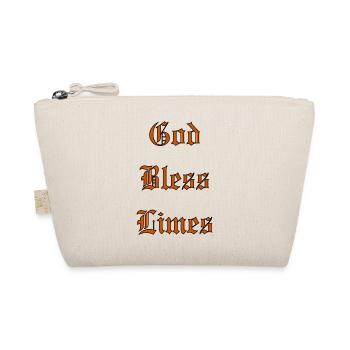 GodBlessLimes - Organic Pouch - nature - Front